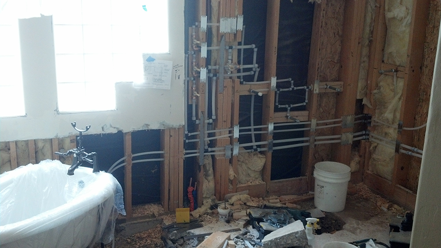 Freestanding Bathtub Before